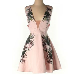 NWOT Lotus Flower StyleStalker A-Line Flare Dress